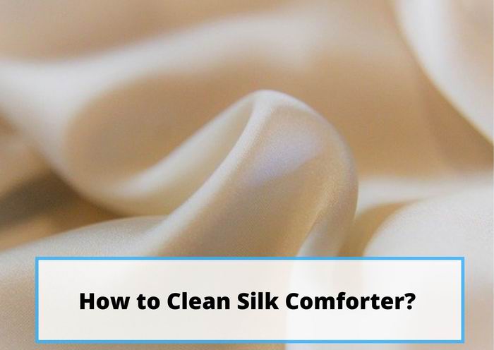 how to clean silk comforter